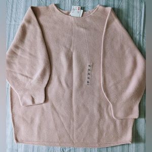 Uniqlo Women’s 3D cotton balloon 3/4 sleeve sweater